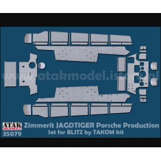 1/35 Jagdtiger Zimmerit for Takom Blitz Kit #0803
