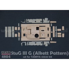 1/48 StuG III G Zimmerit (Alkett Pattern) for Tamiya #32525