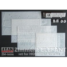 1/16 Elefant Zimmerit set for Hobben/Ark kits