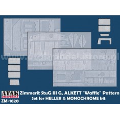1/16 StuG IIIG (Alkett #2) Zimmerit for Trumpeter/Heller kit