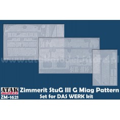 1/16 StuG IIIG (MIAG) Zimmerit for Das Werk kit