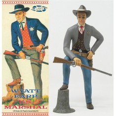 1/8 Wyatt Earp US Marshal Figure (9.0 Inches Tall)