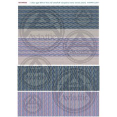 Decals for 1/144 4 Colour Upper & Lower "Bolt" & "Joined Bolt" (interior Reversed Pattern)