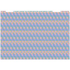 Decals for 1/32 Lower Surfaces 5 Colour "Lozenge" Full Pattern Width (Faded)