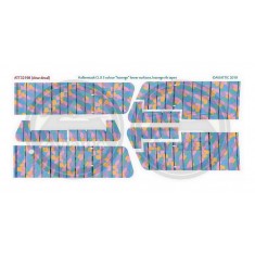 1/32 (Clear Decal) Halberstadt Cl.ii 5 Colour Lozenge Lower Surfaces w/Lozenge Rib Tapes