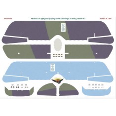 Decals for 1/32 Albatros DV Light Green/Purple Painted Camouflage On Linen, Pattern "G"