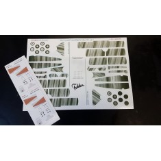 1/48 WWi "Streaked" Camouflage Fokker Dr.i & F.i Decals for Eduard kit