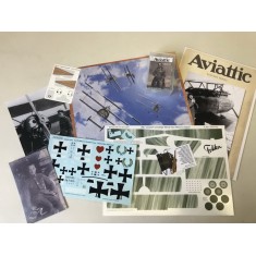 1/32 September Evening - Werner Voss, Figure, Decal, Booklet & Postcard Set (Clear)