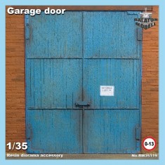 1/35 Garage Door (Height: 12cm)