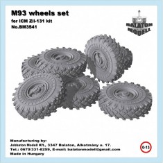 1/35 M-93 Wheels Set for ICM ZIL-131 Kit