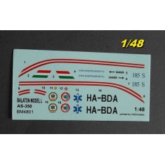 1/48 Hungarian AS-350 Ambulance Markings Decal