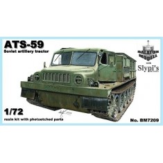 1/72 ATS-59 Artillery Tractor Early Resin kit (Length: 9cm)