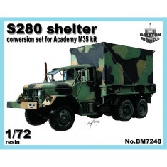 1/72 S-280 Shelter for Academy M35 Kit