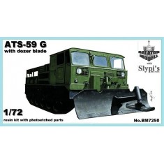 1/72 ATS-59G With Dozer Blade Resin kit (Length: 11cm)