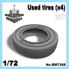 1/72 Old Tyres Set (4pcs)