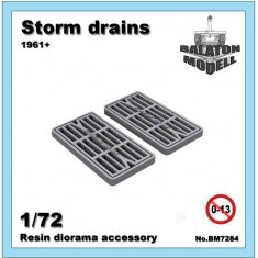 1/72 Storm Drains 1961+ Resin kit (Length: 1.2cm)