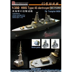 1/350 HMS Type 45 Destroyer Detail Set for Trumpeter kit #04550