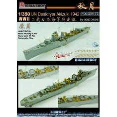 1/350 WWII IJN Destroyer Akizuki 1942 Detail Set for Mono Chrome