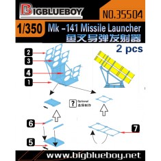 1/350 Mk -141 Harpoon Missile Launcher (2pcs)
