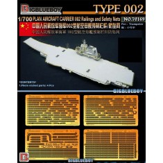 1/700 PLAN Aircraft Carrier Shandong Railings and Safety Nets for Trumpeter kits