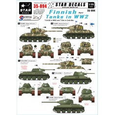 1/35 Decals for WWII Finnish Tanks Part4: T-34-85
