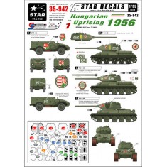 1/35 Hungarian Uprising 1956 Decals #1 - T-34-85 and BTR-40 APC
