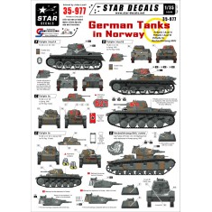 1/35 German Tanks Decals for Pz.Abt. z.b.V.40 in Norway 1940