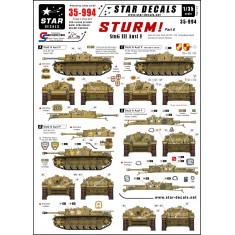 1/35 Sturm Decals #6 for StuG.III Ausf.F (StuG.Abt 201/210...) 1942-43