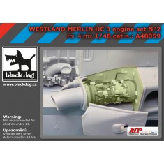 1/48 Westland Merlin HC 3 Engine Set Vol.2 for Airfix kits