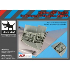 1/48 Harrier Gr 7 Engine Detail Set for Hasegawa kits
