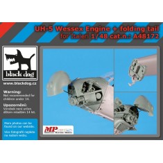 1/48 Westland UH-5 Wessex Engine & Folding Tail for Italeri kits