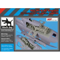 1/48 Mil Mi 8 MT Engines for Zvezda kits