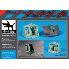 1/48 Westland Sea King Electronics and Engine for Airfix kits
