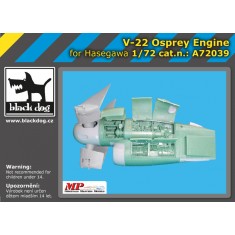 1/72 Bell Boeing V-22 Osprey Engine for Hasegawa kits