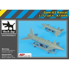 1/72 GAM-63 Rascal Air-to-surface Missile