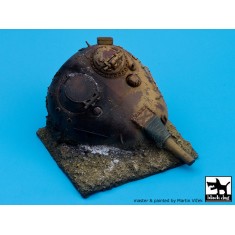 1/35 Destroyed Soviet T-55 Turret (Iraq) Diorama Base