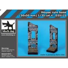 1/35 House Ruin Base (50mm x 50mm)