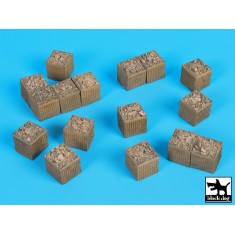 1/72 Sandbag Armoured Wall (HESCO) No.1
