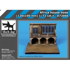 1/72 Africa House Base (120mm x 100mm)