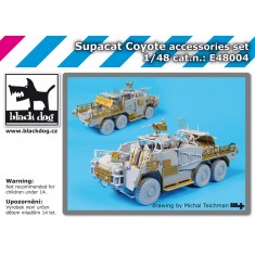 1/48 British Supacat Coyote TSV-L (Tactical Support Vehicle Light) Accessories set