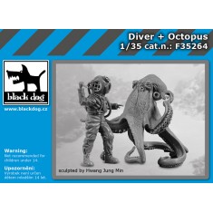 1/35 Salvage Diver and Octopus (2 figures)