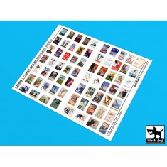 1/72 WWII British Propaganda Posters (68 Posters, Printed Paper)