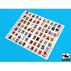1/72 WWII German & Nazi Collaboration Propaganda Posters (70 posters, printed paper)