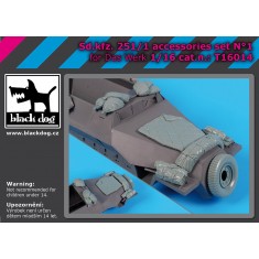 1/16 Sd.Kfz 251/1 Accessories set Vol.1 for Das Werk kit