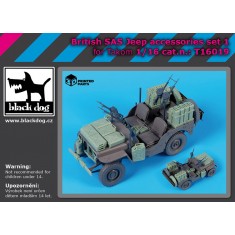 1/16 British SAS Jeep Accessories set Vol.1 for Takom kit