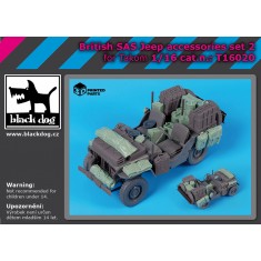 1/16 British SAS Jeep Accessories set Vol.2 for Takom kit