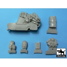 1/35 German Sidecar Accessories Set for Master Box kit