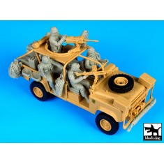 1/35 US RSOV Accessories & Crew (4 Figures) for HobbyBoss kit