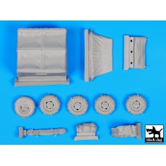 1/35 US Dodge Truck Accessories Set (Canvas/Wheels/Stowage) for AFV Club kit