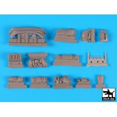 1/35 Sd.Kfz. 250/3 Greif Half-Track Stowage & Accessories Set for Dragon kit